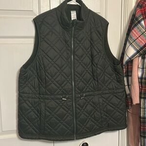Time and Tru green Insulated Vest Sz 1x 16w-18w